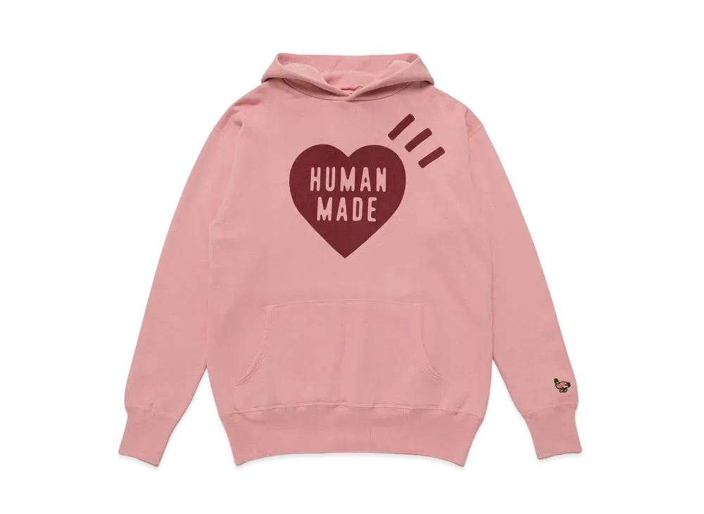 HUMAN MADE HOODED SWEATSHIRT "Pink"