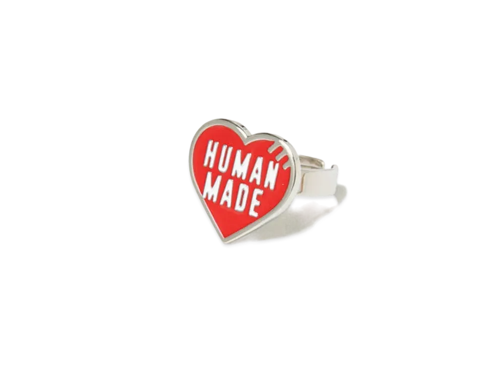 HUMAN MADE HEART RING "Red"