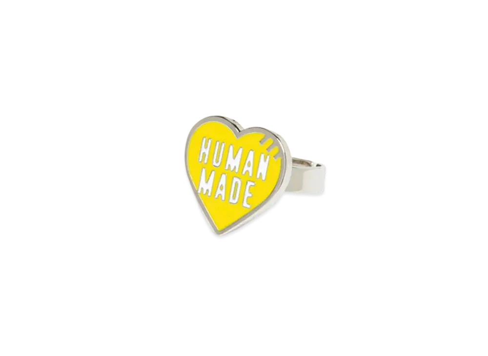 HUMAN MADE HEART RING "Yellow"