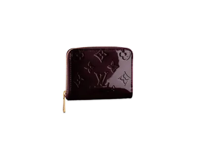 Louis Vuitton Monogram Vernis Zippy Coin Purse "Amarante"