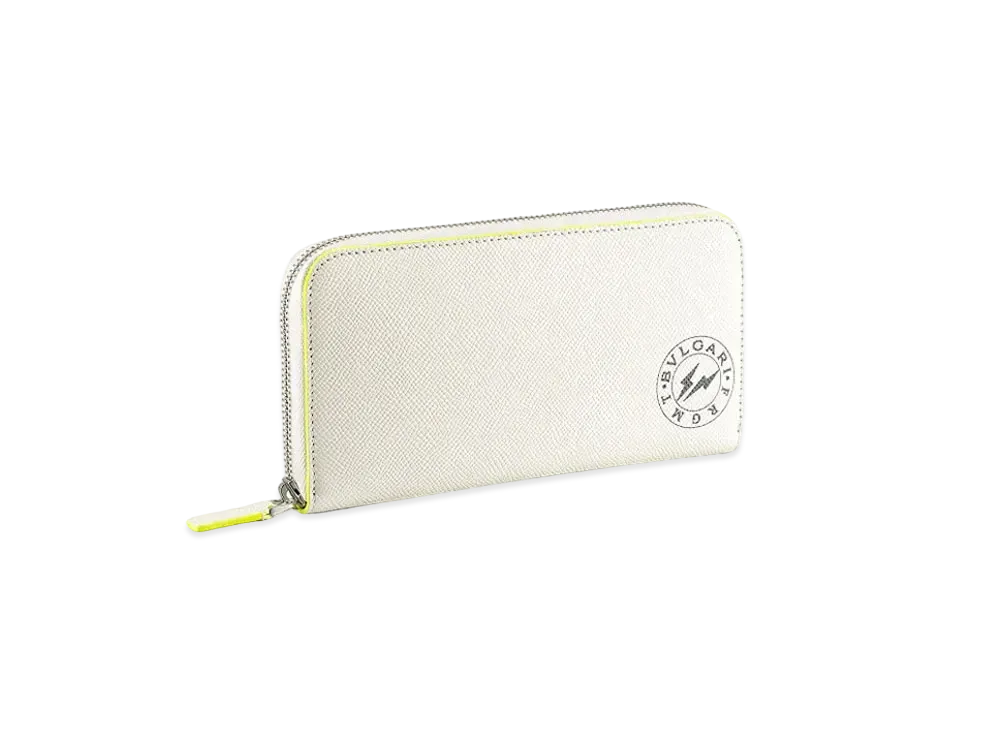 FRAGMENT x BVLGARI Zip Wallet "White"