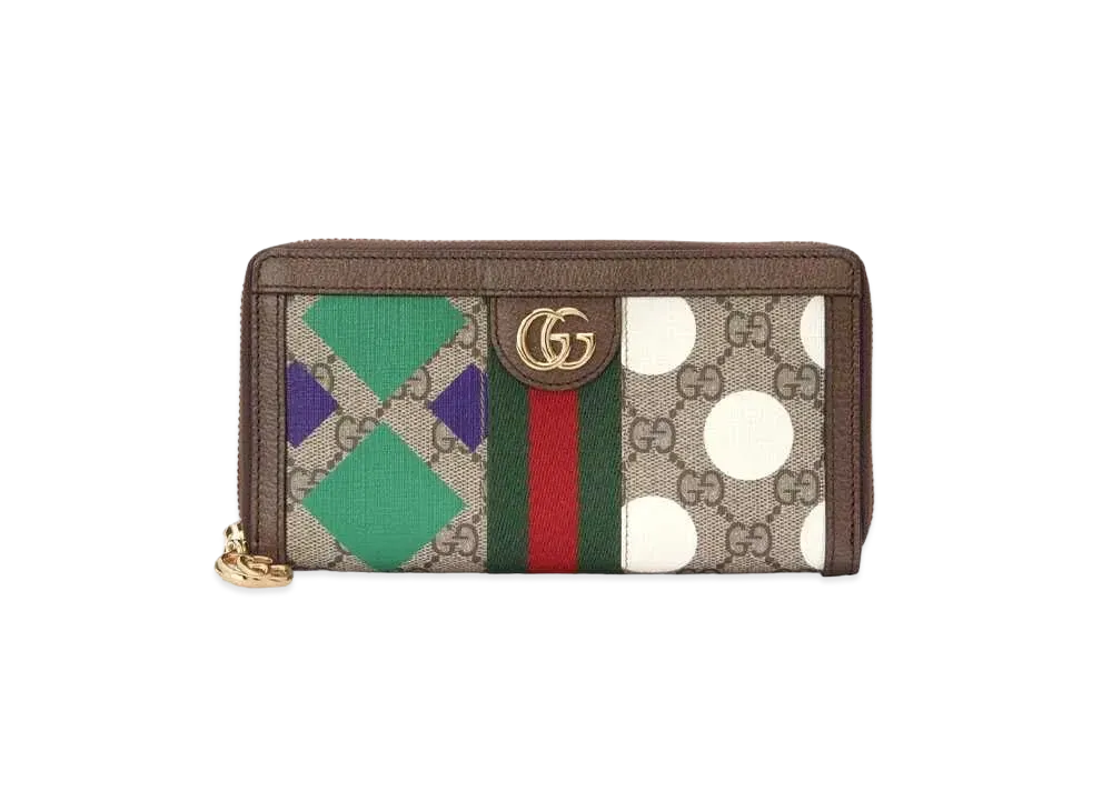 GUCCI Ophidia Zip Around Wallet