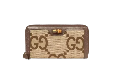 GUCCI Diana Jumbo GG Wallet "Camel"