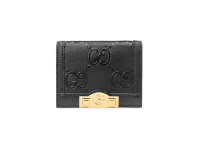 GUCCI GG Card Case Wallet "Black"
