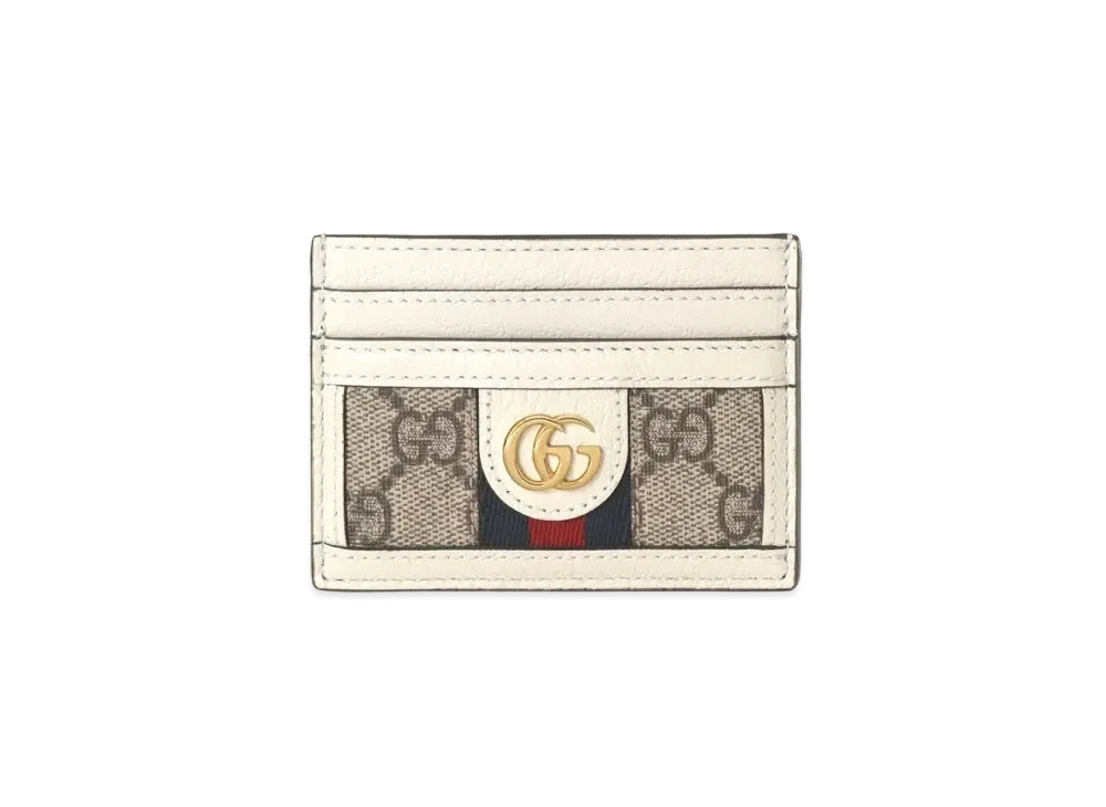 GUCCI Ophidia Card Case "Beige"