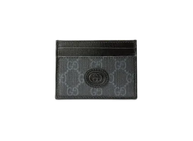 GUCCI Card Case with Interlocking G "Black"