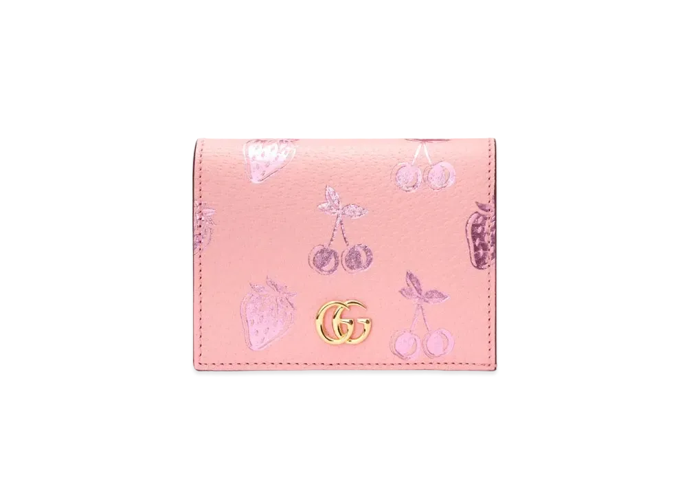 グッチ GGマーモント バレンタインデー ウォレット "ピンク" 456126 1T5ZV 5376