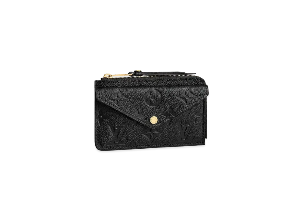 Louis Vuitton Monogram Empreinte Card Holder Recto Verso "Noir"