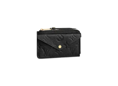 Louis Vuitton Monogram Empreinte Card Holder Recto Verso "Noir"