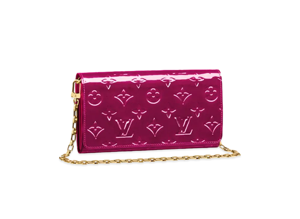 Louis Vuitton Sarah Chain Wallet "Rose Indien"