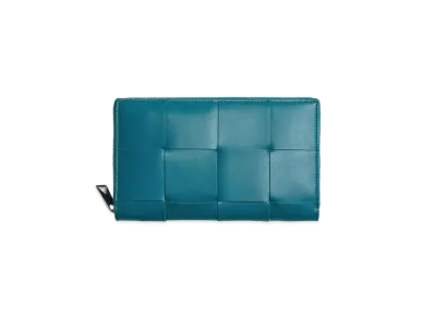 Bottega Veneta Zip Around Wallet "Mallard"