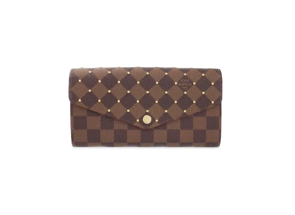Louis Vuitton Damier Portefeuille Sarah Studs "Red"