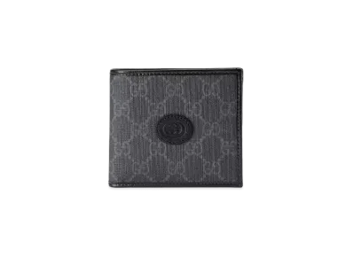GUCCI Coin Wallet With Interlocking "Black"