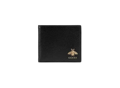 GUCCI Animalier Leather Coin Wallet