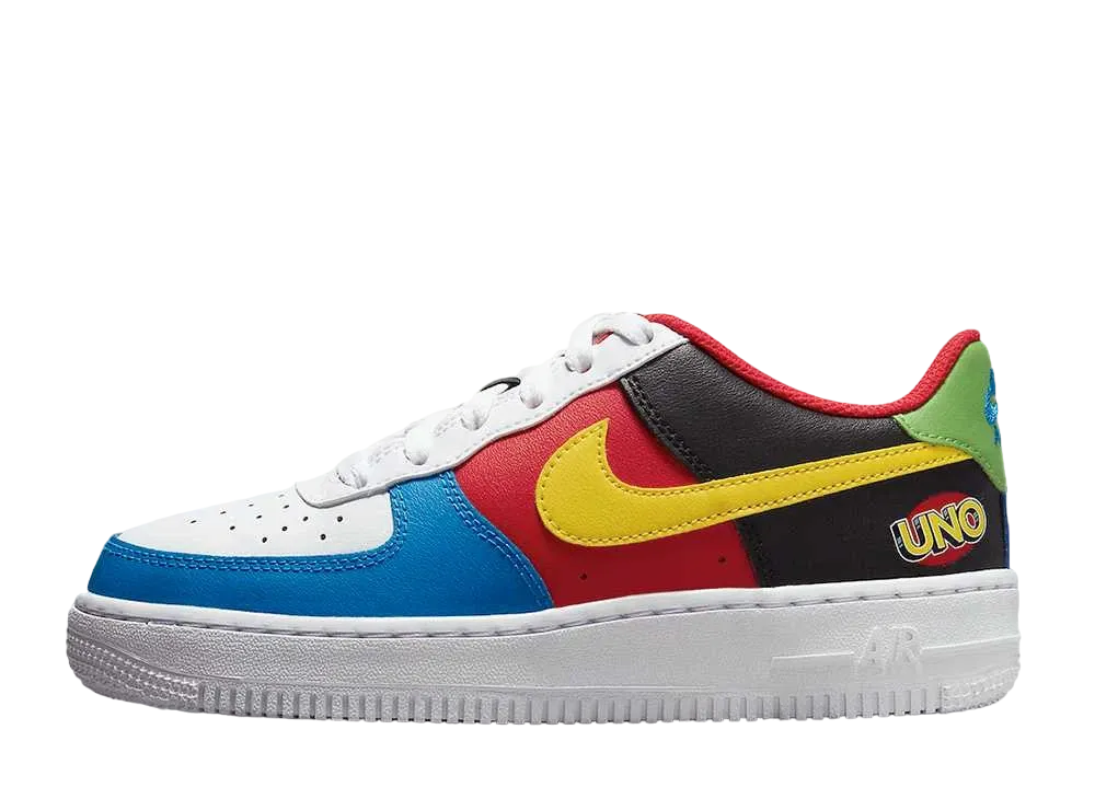 UNO x Nike Air Force 1 Low "White/Yellow/University Red"
