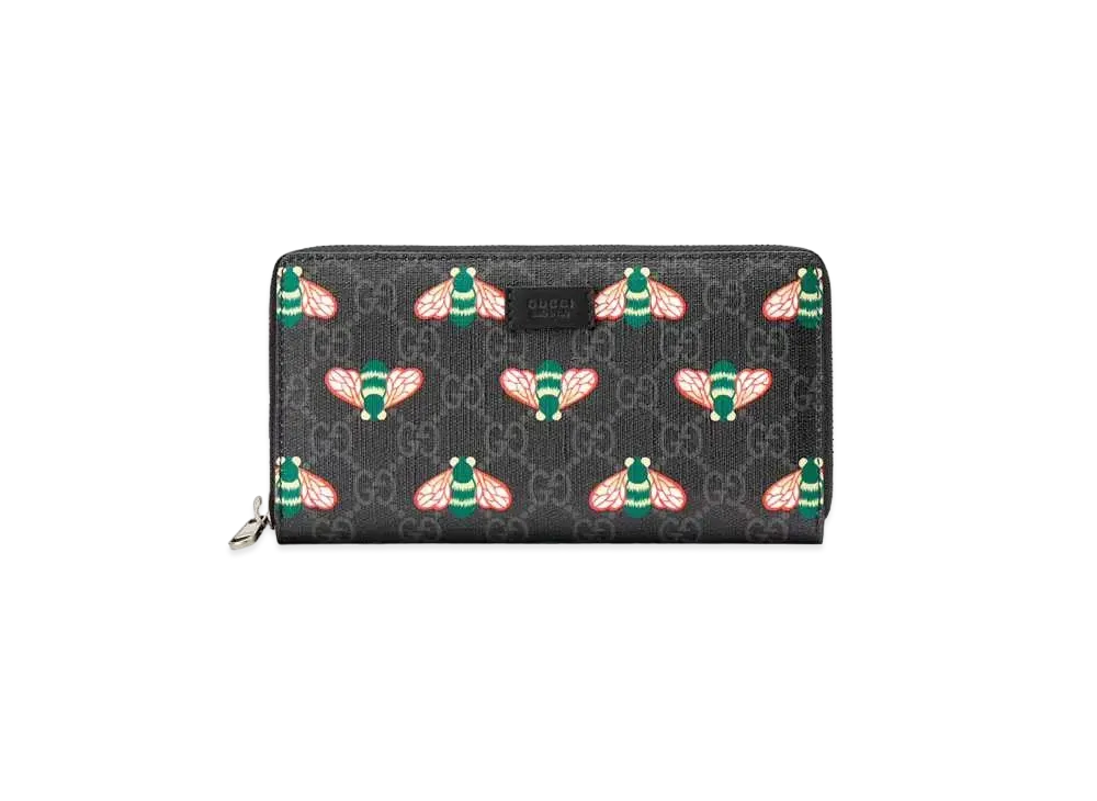 GUCCI Bestiary Zip Around Wallet