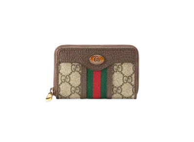 GUCCI Ophidia GG Zip Around Card Case