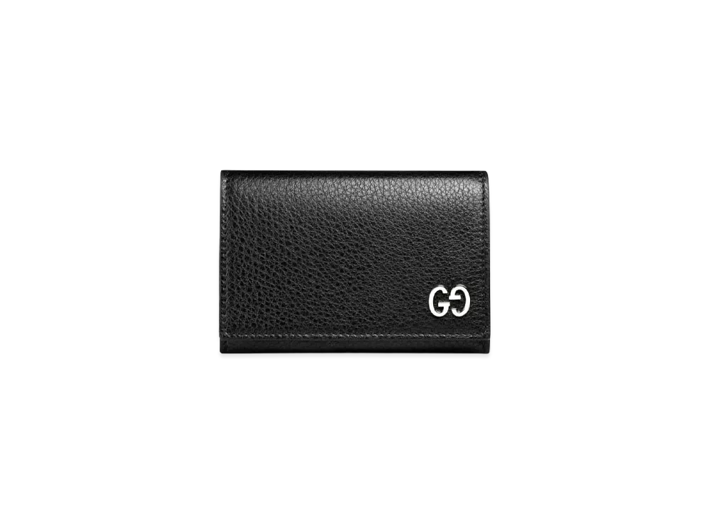 GUCCI Leather Card Case "Black"