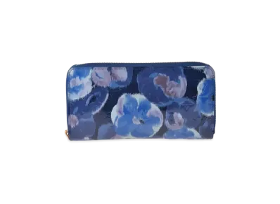 Louis Vuitton Ikat Zippy Wallet Monogram Vernis "Grand Blue"