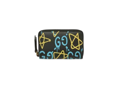 GUCCI Ghost Card Case "Black"