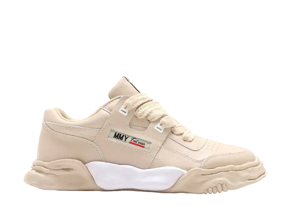 メゾンミハラヤスヒロ パーカー OG ソール レザー ロートップ "ベージュ" (A08FW702)