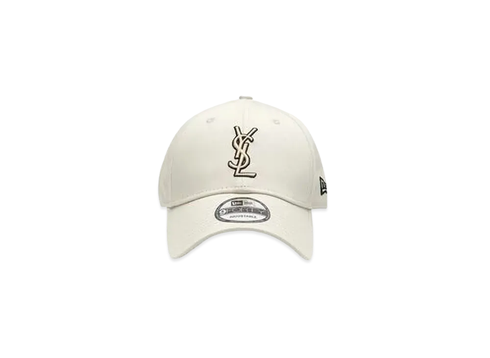 Saint Laurent x New Era YSL Monogram Cap "Ecru"