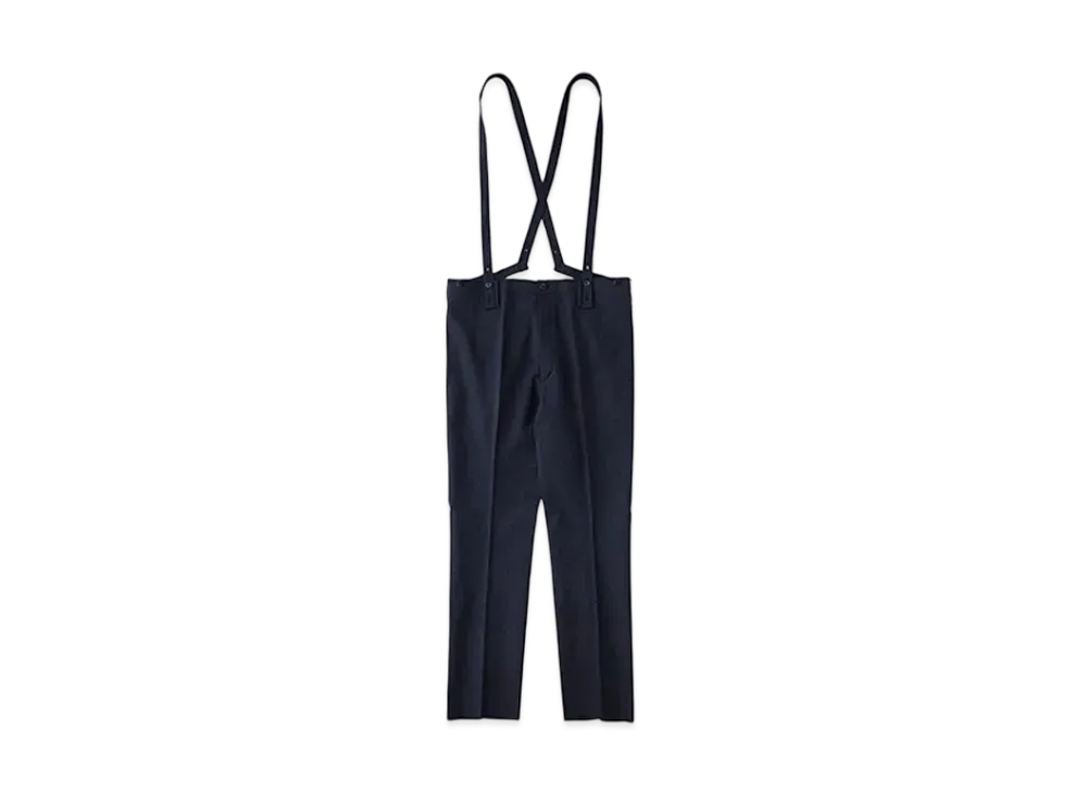 visvim TRAVAILLER BRACES PANTS "Navy"