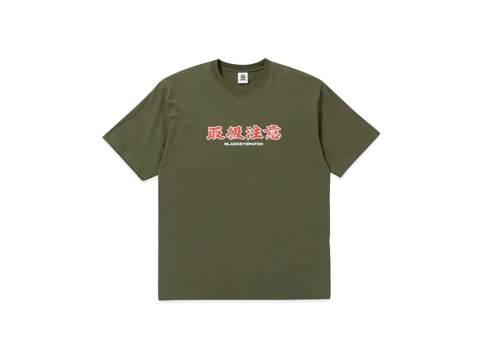BlackEyePatch HANDLE WITH CARE TEE "Olive"