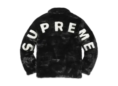 Supreme Faux Fur Bomber Jacket "Black"