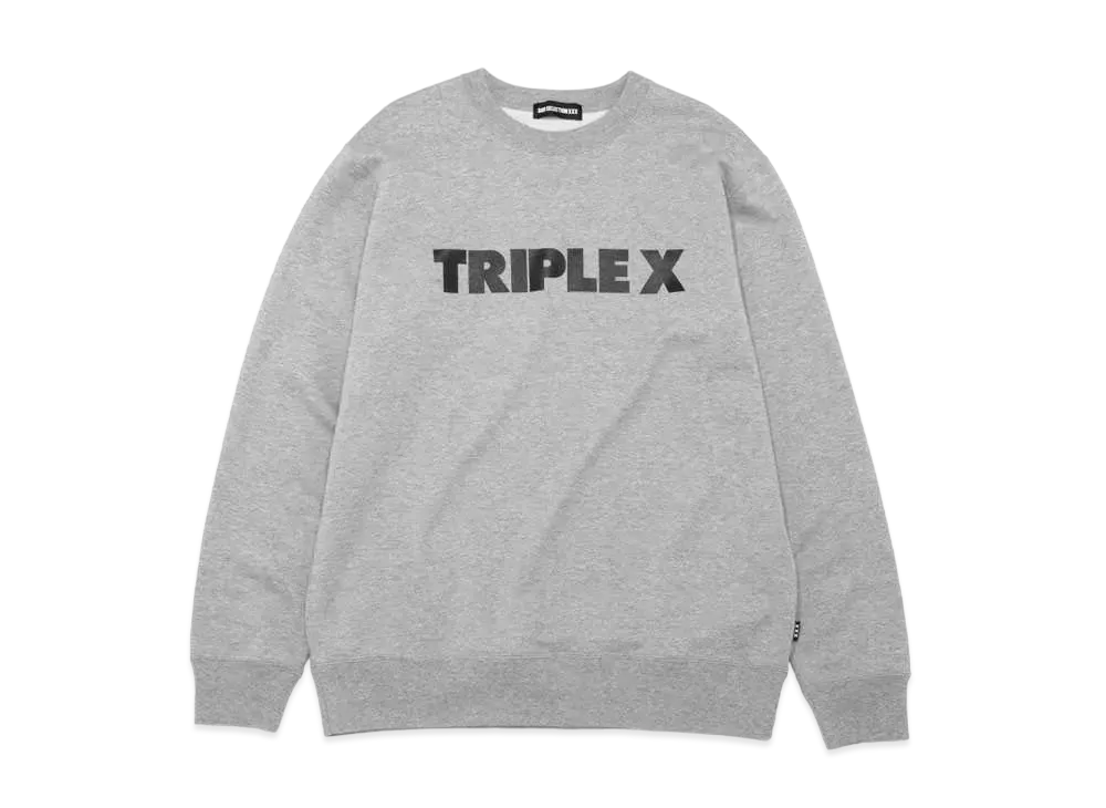 GOD SELECTION XXX CREWNECK SWEATSHIRT GX-A22-CS-02 "Gray"