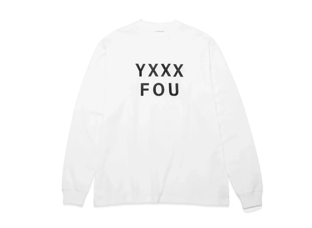 GOD SELECTION XXX LONG SLEEVE T-SHIRT GX-A22-LT-06 "White"