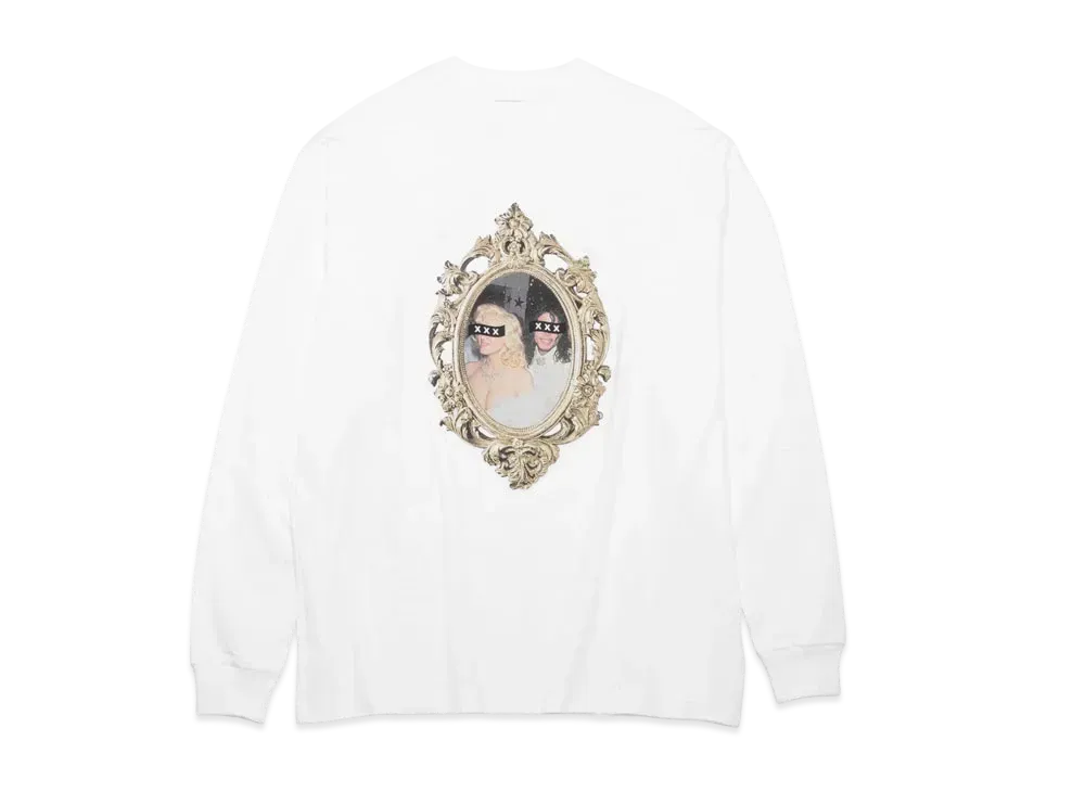 GOD SELECTION XXX LONG SLEEVE T-SHIRT GX-A22-LT-05 "White"
