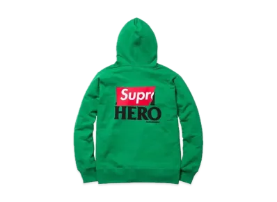Supreme × ANTIHERO Back Logo Zip Up SweatShirt "Green"