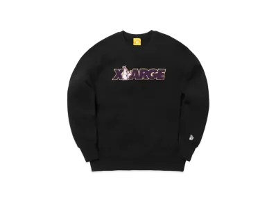 XLARGE x FR2 BOX LOGO CREWNECK SWEAT "Black"
