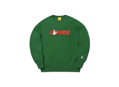 XLARGE x FR2 BOX LOGO CREWNECK SWEAT "Green"