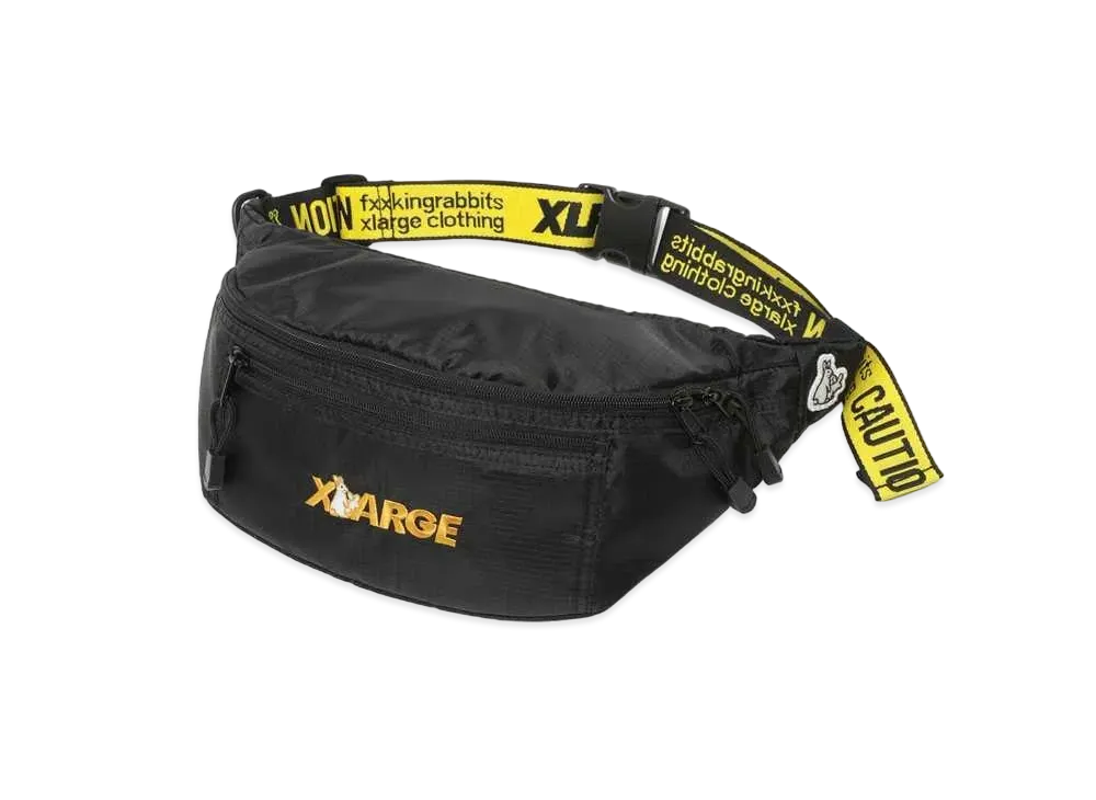 XLARGE x FR2 NYLON WAIST BAG "Black"