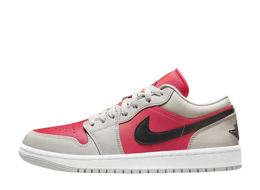 ナイキ ウィメンズ エアジョーダン1 "ライト アイアン オール/サイレン レッド"
