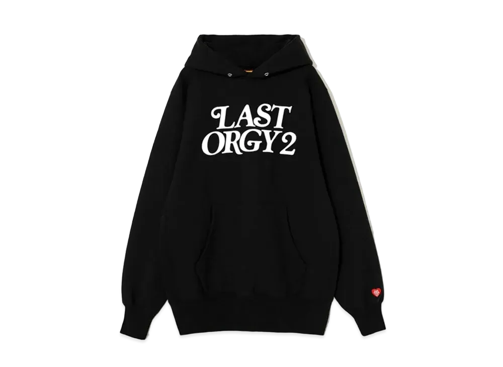 HUMAN MADE x UNDER COVER LAST ORGY 2 GDC PIZZA HOODIE "Black"