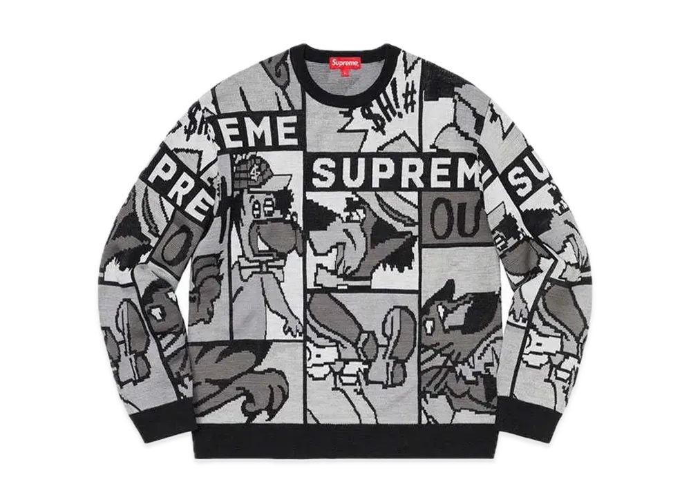 Supreme Cartoon Sweater "Black"