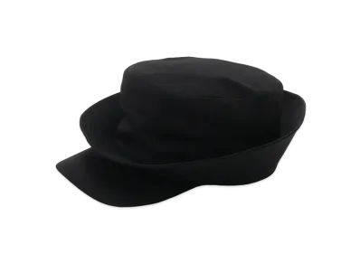 Yohji Yamamoto Pour Homme W/GABARDINE BRIM CLOCHE "Black"