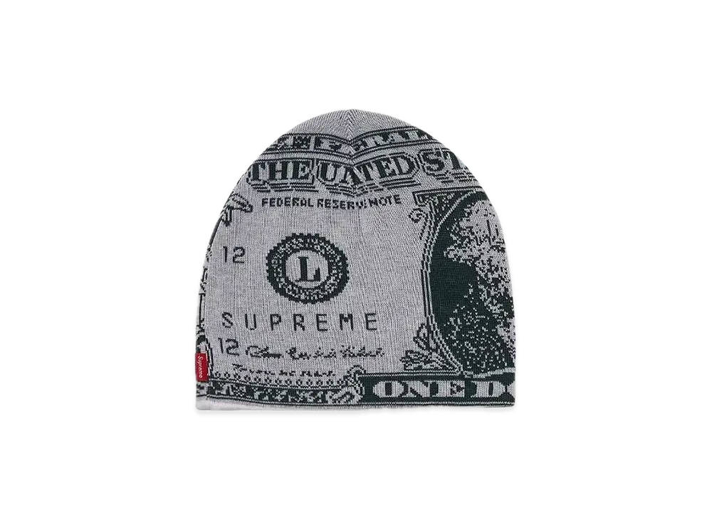 Supreme Dollar Beanie "White"