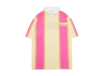 Supreme Stripe S/S Rugby "Yellow/Pink"
