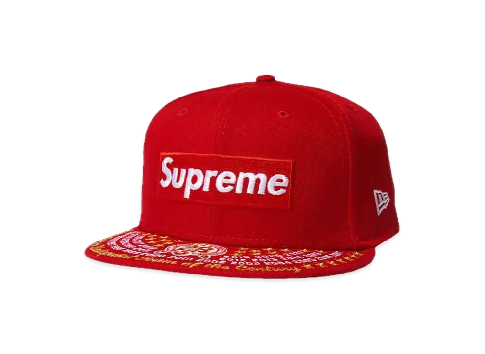 Supreme Undisputed Box Logo New Era "Red"