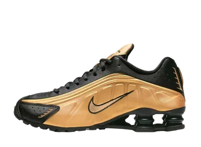 Nike Shox R4 "Metallic Gold Black"