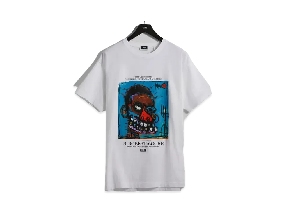 キス x B ロバート ムーア ギャラリー Tシャツ "ホワイト"