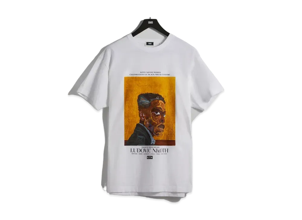 Kith x Ludovic Nkoth Gallery Tee "White"