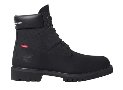 Supreme × COMME des GARCONS SHIRT × Timberland 6 Boot "Black"