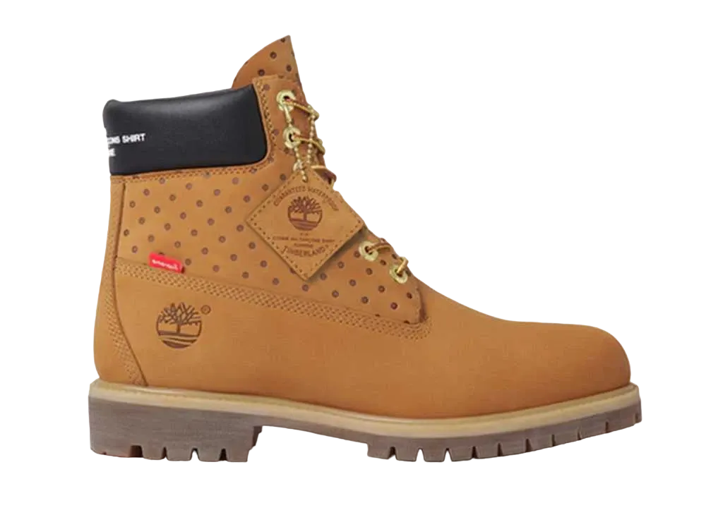Supreme × COMME des GARCONS SHIRT × Timberland 6 Boot "Wheat"