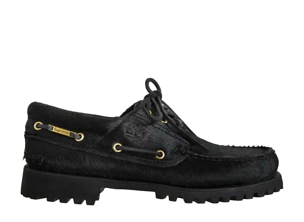 Supreme × Timberland 3 eye Classic Lug "Black"