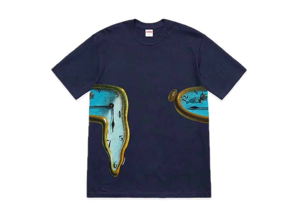 Supreme The Persistence of Memory Tee "Navy"